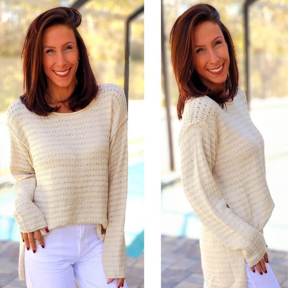 BiBi Beige Knit Sweater